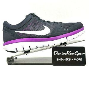Nike Womens Black Purple Sneaker Shoes Size US 7